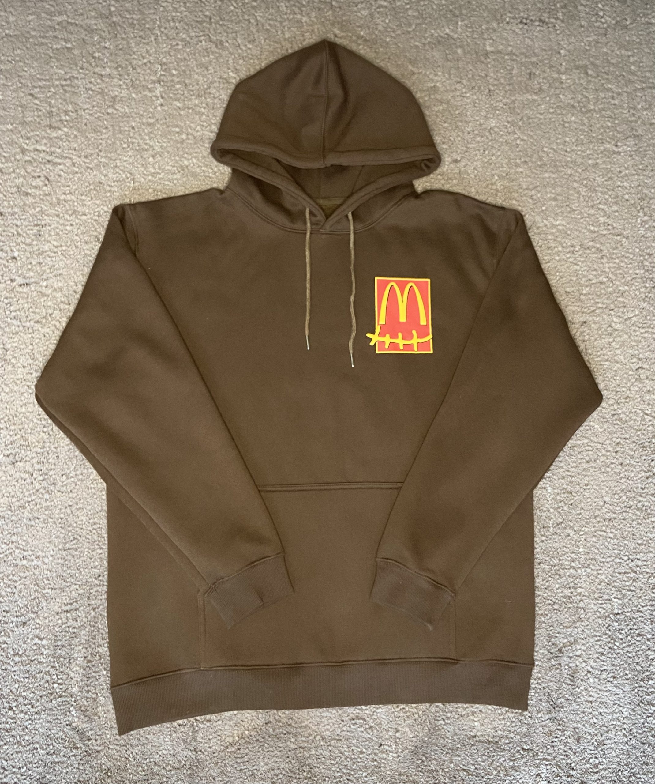 Travis Scott x McDonald's Cactus Pack Sticker Hoodie • MSM fashion